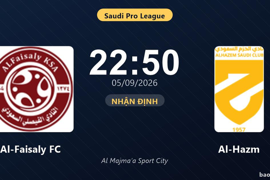 Nhận định Al-Faisaly FC vs Al-Hazm: Điểm nóng cuộc đua tốp đầu
