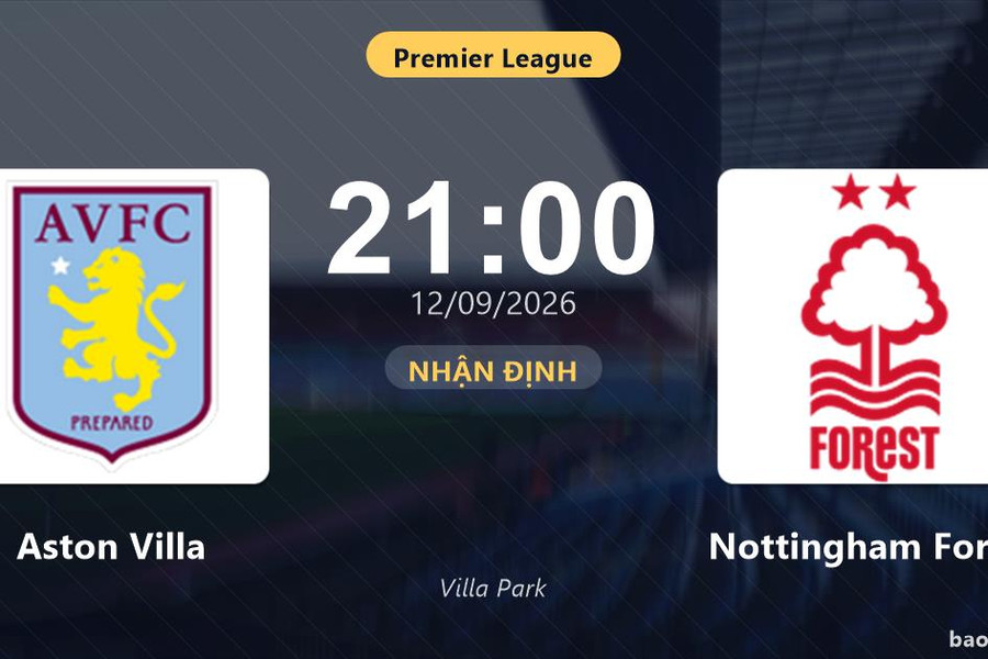 Nhận định Aston Villa vs Nottingham Forest: Điểm nóng cuộc đua tốp đầu