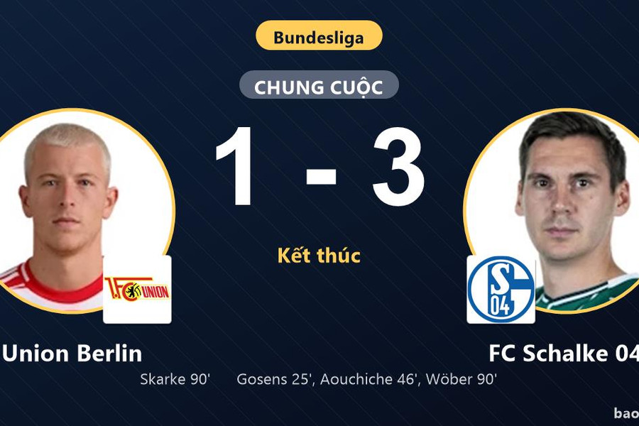 Union Berlin 1-3 FC Schalke 04: FC Schalke 04 giành chiến thắng
