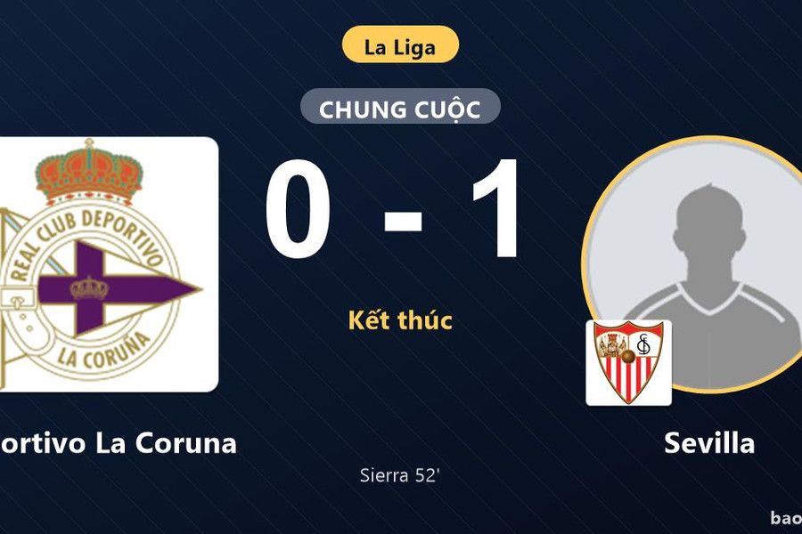 Deportivo La Coruna 0-1 Sevilla: Sevilla giành chiến thắng