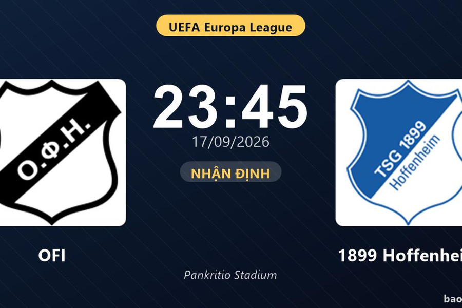 Nhận định OFI vs 1899 Hoffenheim: Điểm nóng cuộc đua tốp đầu