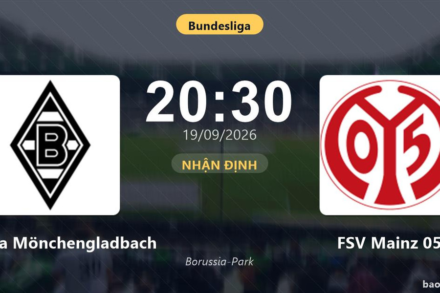 Nhận định Borussia Mönchengladbach vs FSV Mainz 05: Điểm nóng cuộc đua tốp đầu