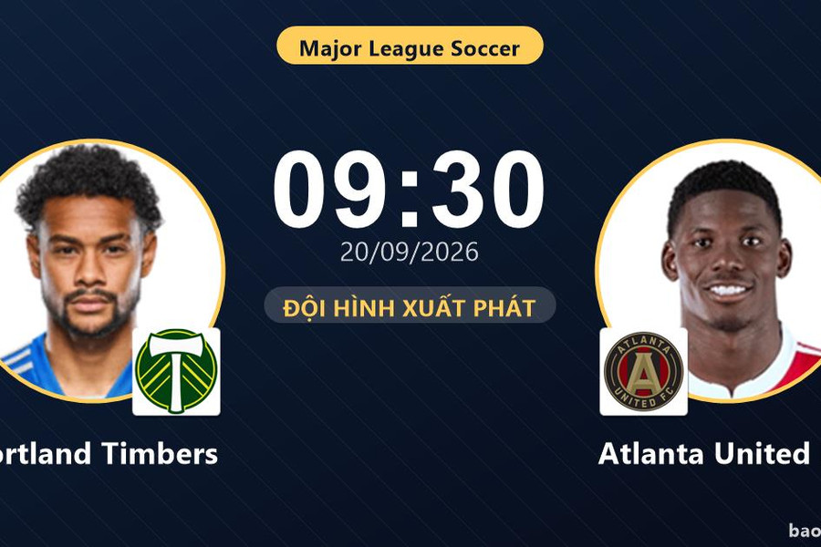 Trực tiếp Portland Timbers vs Atlanta United FC: Portland Timbers ép sân, chưa có bàn thắng