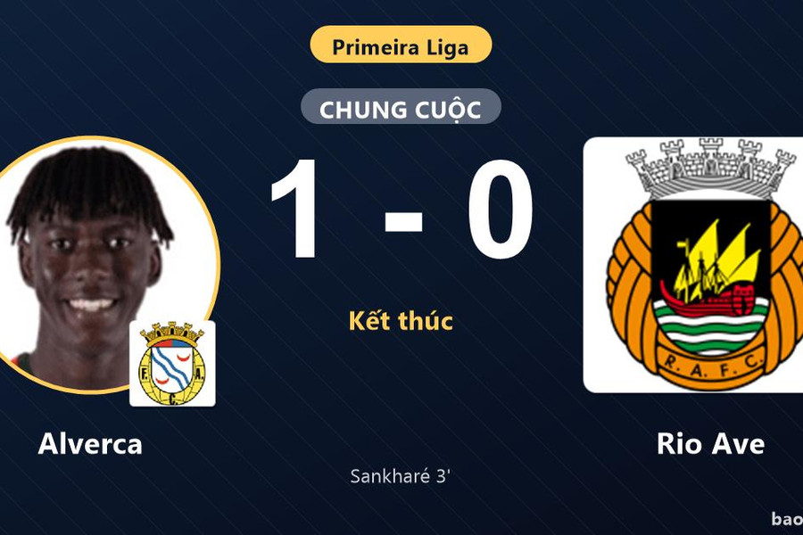 Alverca 1-0 Rio Ave: Alverca giành chiến thắng