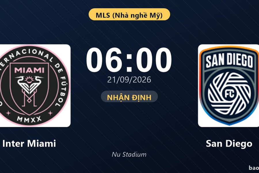 Nhận định Inter Miami vs San Diego: Hứa hẹn màn đôi công