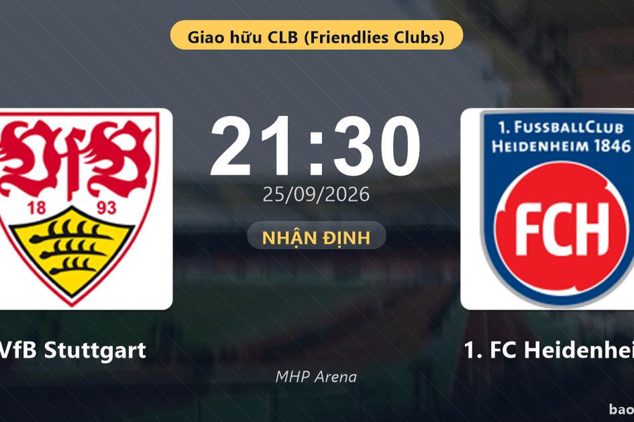 Nhận định VfB Stuttgart vs 1. FC Heidenheim: Bản lĩnh sân khách được thử lửa