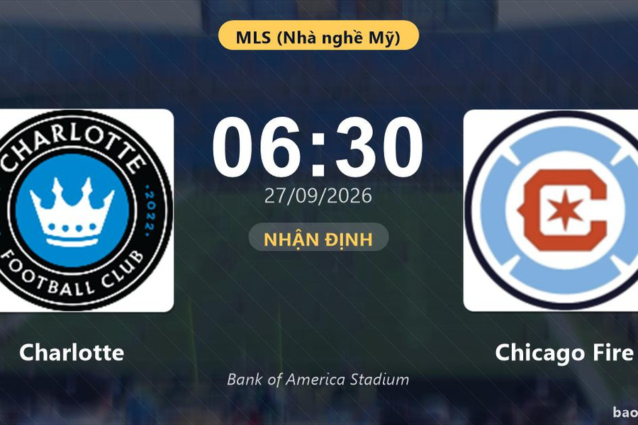 Nhận định Charlotte vs Chicago Fire: Điểm nóng cuộc đua tốp đầu