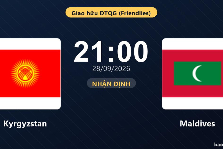 Nhận định Kyrgyzstan vs Maldives: Áp lực đè nặng chủ nhà