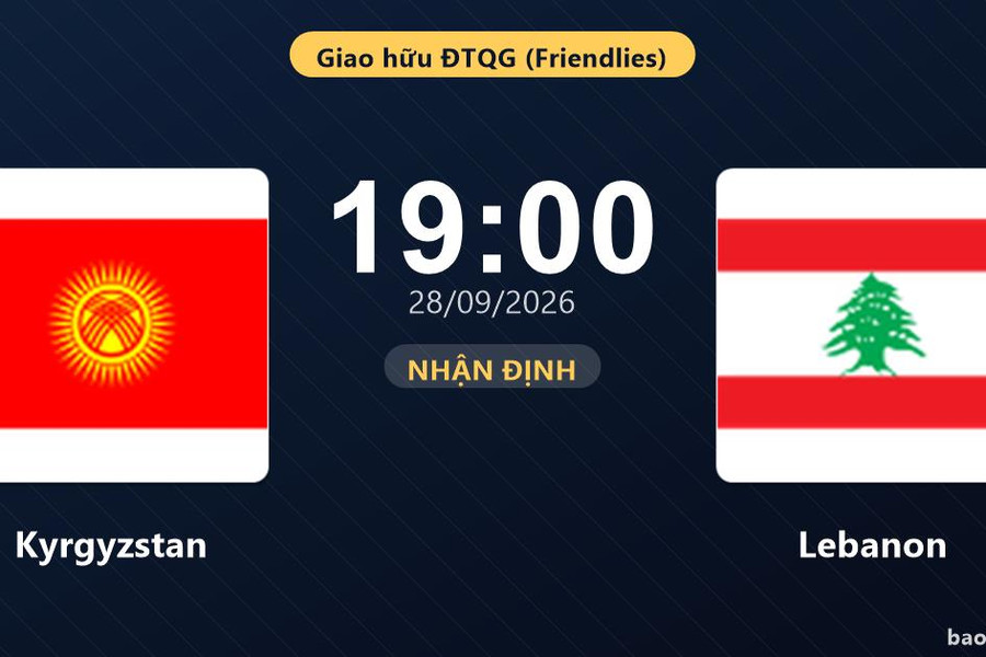 Nhận định Kyrgyzstan vs Lebanon: Áp lực đè nặng chủ nhà