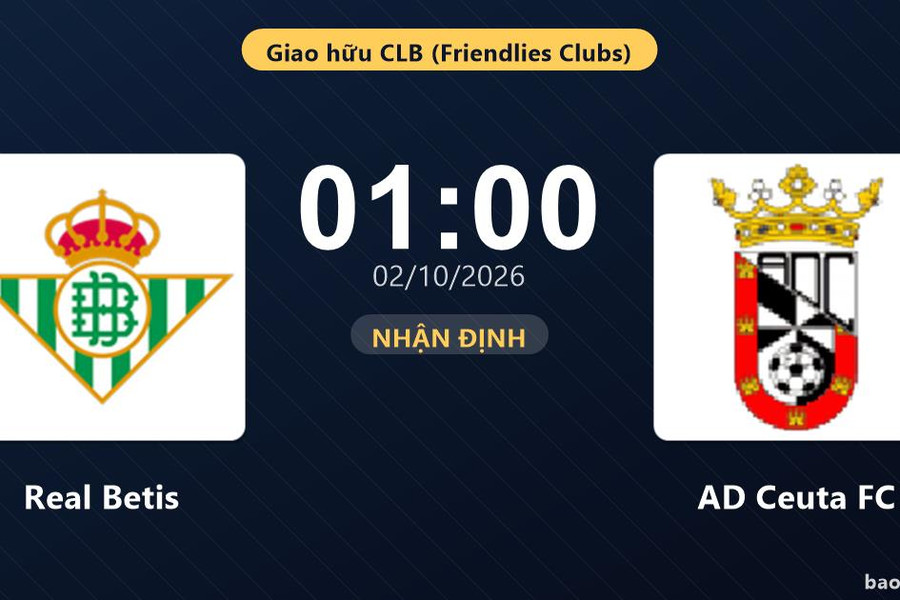 Trận Real Betis vs AD Ceuta FC bị hủy