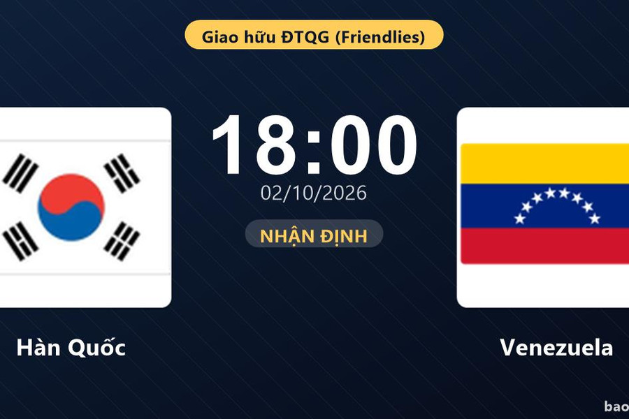 Nhận định Hàn Quốc vs Venezuela: Hứa hẹn màn đôi công