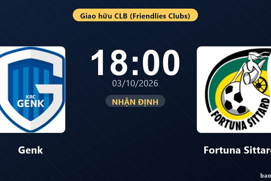 Nhận định Genk vs Fortuna Sittard: Điểm tựa sân nhà