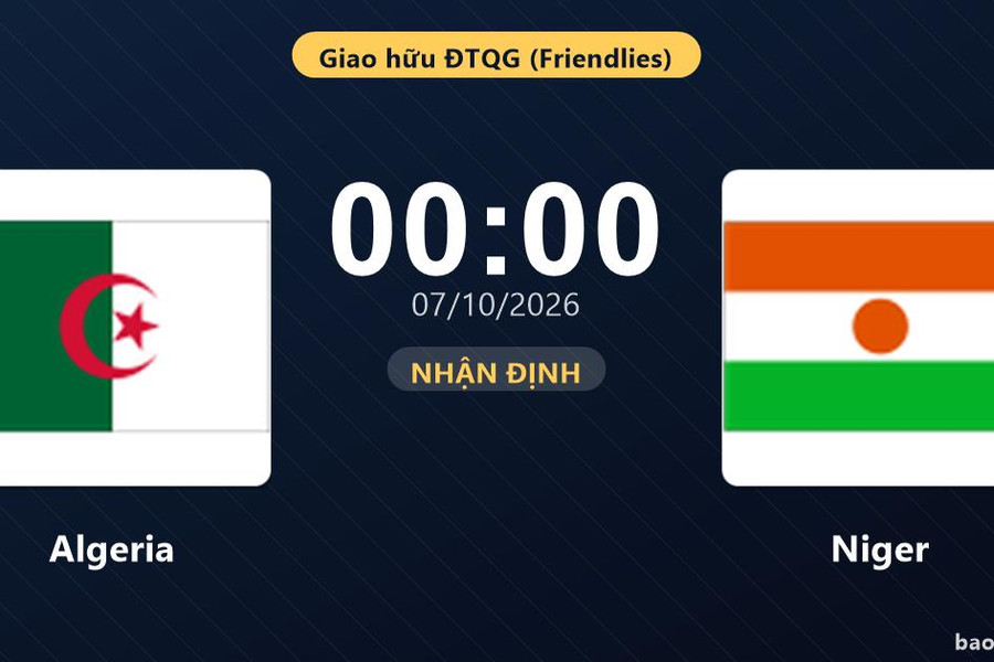 Nhận định Algeria vs Niger: Điểm tựa từ thành tích đối đầu