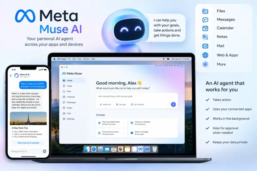 Đánh giá chi tiết Meta Muse AI: Năng lực tự động hóa tác vụ và rủi ro quyền riêng tư số