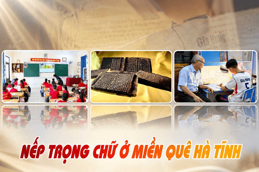 Nếp trọng chữ ở miền quê Hà Tĩnh