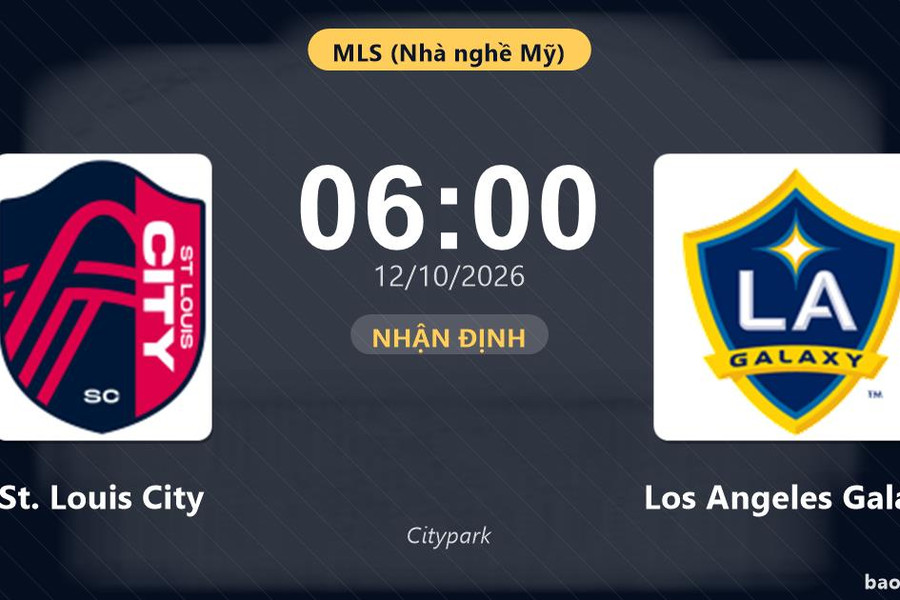 Nhận định St. Louis City vs Los Angeles Galaxy: Cơ hội bám đuổi ngôi đầu