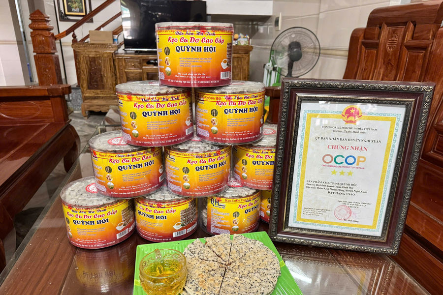 Kẹo cu đơ Quỳnh Hội – Ngọt thơm từ hạt lạc quê