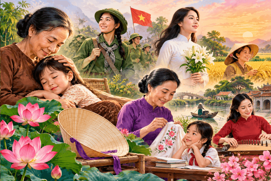Tạp chí VHVN Người cao tuổi: Tự hào phụ nữ Việt Nam
