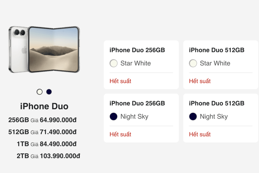 Khan hiếm nguồn cung khiến suất đặt trước iPhone Duo bị bán chênh lệch tới 19 triệu đồng