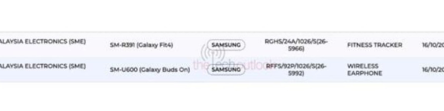 Samsung Galaxy Fit 4 và Galaxy Buds On lộ diện: Chuẩn Bluetooth 5.4 và tai nghe dạng kẹp