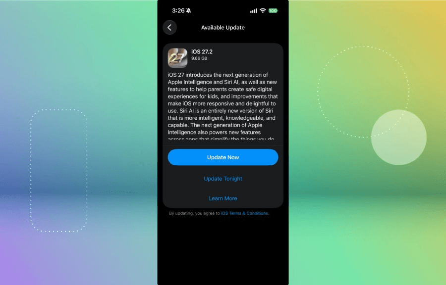 Apple chính thức phát hành iOS 27.2: Vá hơn 160 lỗ hổng bảo mật và nâng cấp trợ lý Siri AI