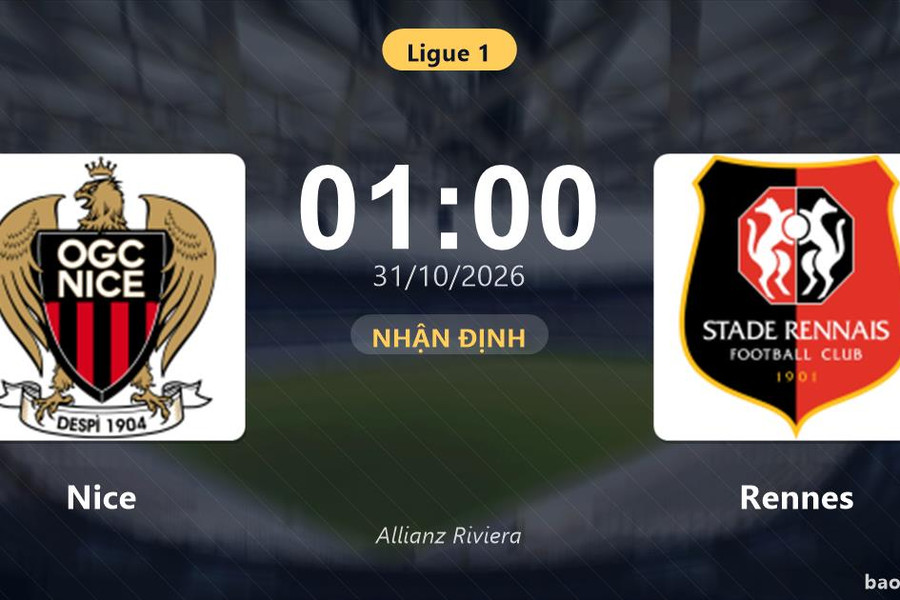 Nhận định Nice vs Rennes: Cơ hội bám đuổi ngôi đầu