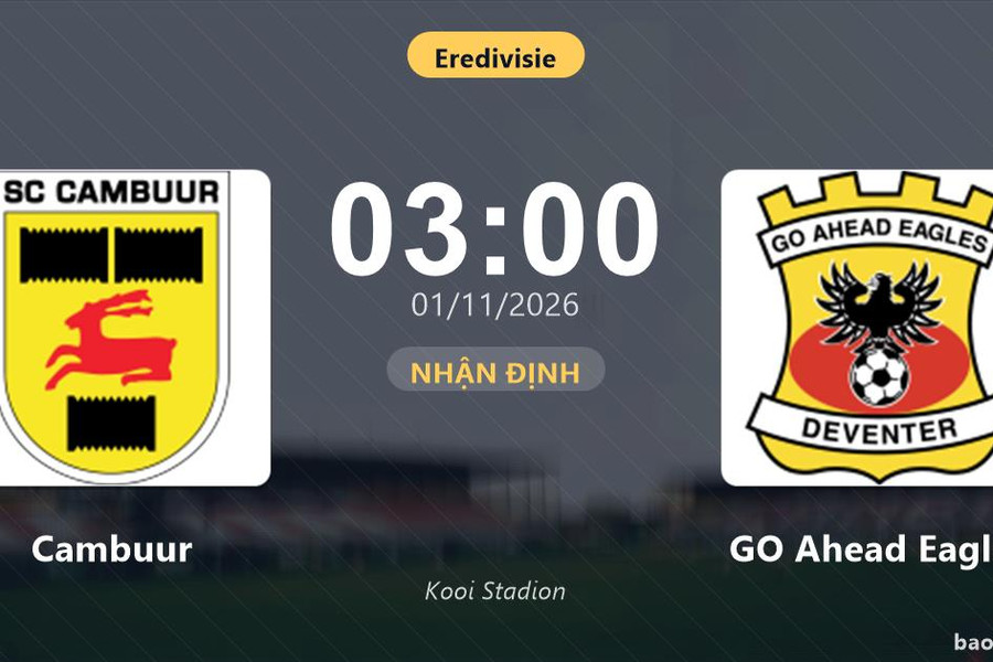 Nhận định Cambuur vs GO Ahead Eagles: Hứa hẹn màn đôi công