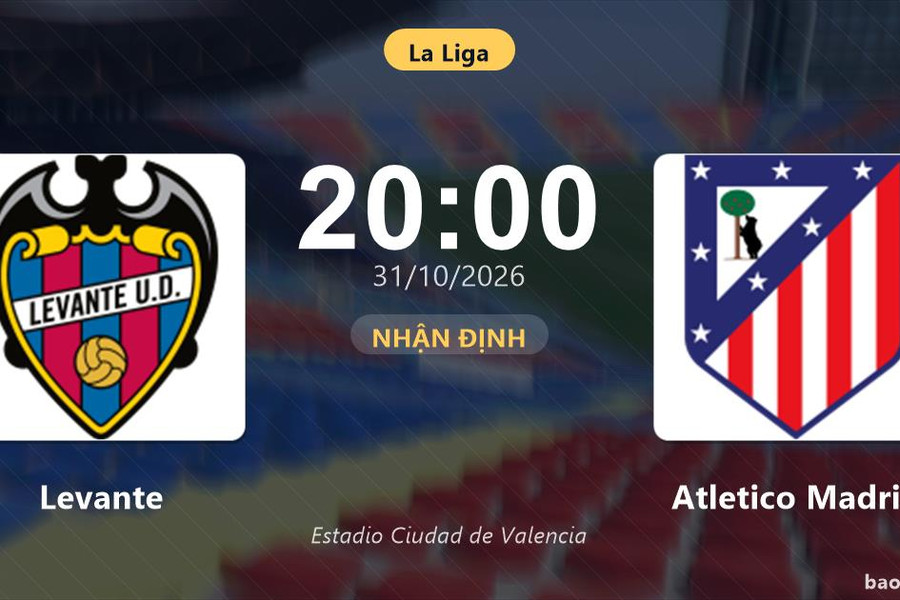 Nhận định Levante vs Atletico Madrid: Cơ hội bám đuổi ngôi đầu